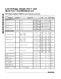 浏览型号MAX4539CPP的Datasheet PDF文件第4页