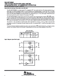 浏览型号SN74CBTD3384CPWE4的Datasheet PDF文件第2页