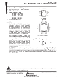 浏览型号TLC393CPWLE的Datasheet PDF文件第1页