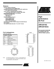 浏览型号ATF22V10CQ-15JC的Datasheet PDF文件第1页