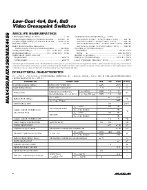 浏览型号MAX4456CQH的Datasheet PDF文件第2页