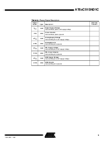 浏览型号AT89C51SND1C-ROTIL的Datasheet PDF文件第9页