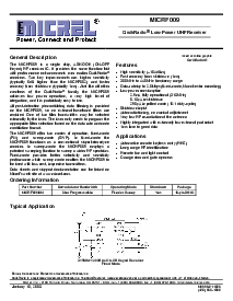 浏览型号MICRF009BM的Datasheet PDF文件第1页