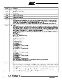 浏览型号AT89C51CC03C-S3SIM的Datasheet PDF文件第6页