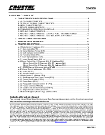 浏览型号CS4360-KZ的Datasheet PDF文件第2页