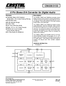 浏览型号CS4330-KS的Datasheet PDF文件第1页