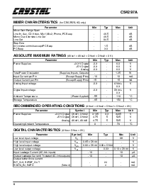 浏览型号CS4297A的Datasheet PDF文件第6页