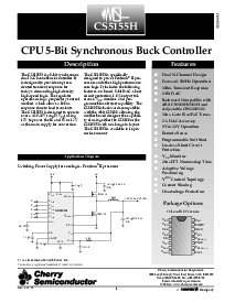 浏览型号CS5155H的Datasheet PDF文件第1页