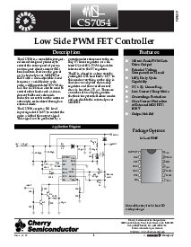 浏览型号CS7054的Datasheet PDF文件第1页