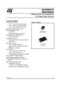 浏览型号M28W800CT90N6T的Datasheet PDF文件第1页