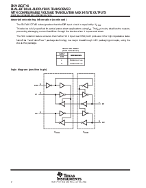 浏览型号SN74LVC2T45DCTRE4的Datasheet PDF文件第2页