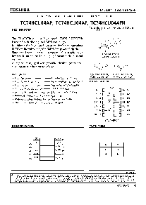 浏览型号TC74HCU04AFN的Datasheet PDF文件第1页