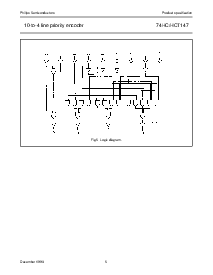 浏览型号74HCU147N的Datasheet PDF文件第5页