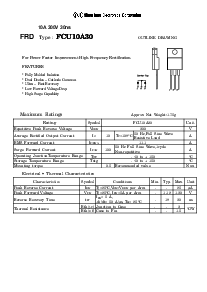 浏览型号FCU10A30的Datasheet PDF文件第1页