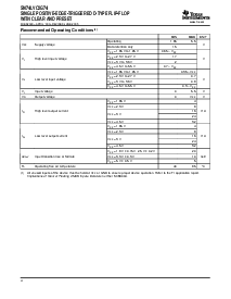 浏览型号SN74LVC2G74DCUTE4的Datasheet PDF文件第4页