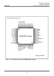 浏览型号M30622ECVFP的Datasheet PDF文件第3页