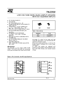 浏览型号74LCX32MTR的Datasheet PDF文件第1页