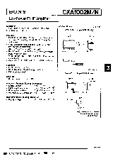 浏览型号CXA1002的Datasheet PDF文件第1页