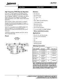 浏览型号EL7512CY-T13的Datasheet PDF文件第1页
