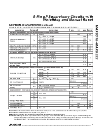 浏览型号MAX6316LUK29CY-T的Datasheet PDF文件第3页