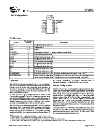 浏览型号CY2292SXC-XXXT的Datasheet PDF文件第2页