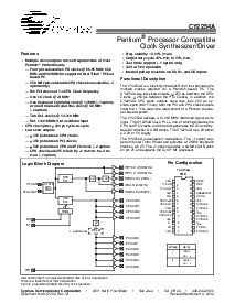 浏览型号CY2254A的Datasheet PDF文件第1页