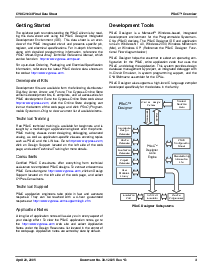浏览型号CY8C21334-24C的Datasheet PDF文件第4页