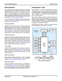 浏览型号CY8C21434-24AX的Datasheet PDF文件第4页