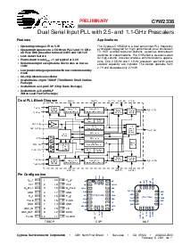 浏览型号CYW2338的Datasheet PDF文件第1页