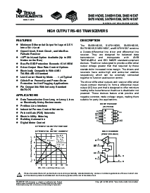 浏览型号SN65HVD06D的Datasheet PDF文件第1页