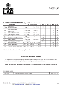 浏览型号D1002UK的Datasheet PDF文件第2页
