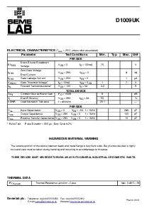 浏览型号D1009UK的Datasheet PDF文件第2页