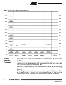 浏览型号AT89C55WD-33AC的Datasheet PDF文件第6页