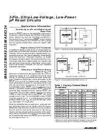 浏览型号MAX6334UR23D3-T的Datasheet PDF文件第4页