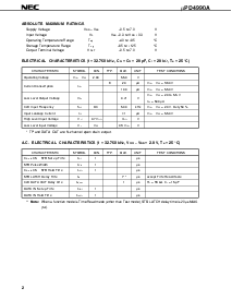 浏览型号UPD4990AC的Datasheet PDF文件第2页