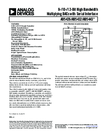 浏览型号AD5443YRM的Datasheet PDF文件第1页