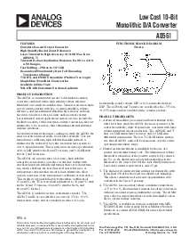 浏览型号AD561SD的Datasheet PDF文件第1页