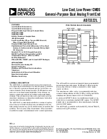 浏览型号AD73322LAST的Datasheet PDF文件第1页