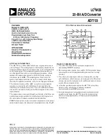 浏览型号AD7703BN的Datasheet PDF文件第1页