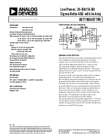 浏览型号AD7799的Datasheet PDF文件第1页