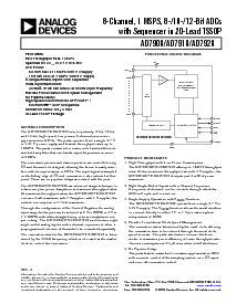 浏览型号AD7928BRU的Datasheet PDF文件第1页