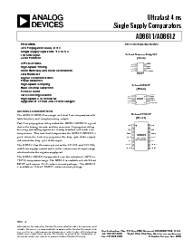 浏览型号AD8611ARM的Datasheet PDF文件第1页