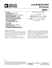 浏览型号AD9432BST-105的Datasheet PDF文件第1页