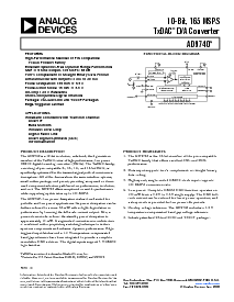 浏览型号AD9740AR的Datasheet PDF文件第1页