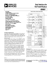 浏览型号AD9887KS-140的Datasheet PDF文件第1页