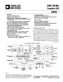 浏览型号AD9852ASQ的Datasheet PDF文件第1页