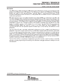 浏览型号TMS320C6211FDA167的Datasheet PDF文件第5页
