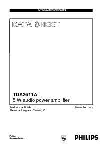 浏览型号TDA2611的Datasheet PDF文件第1页