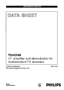 浏览型号TDA2549的Datasheet PDF文件第1页
