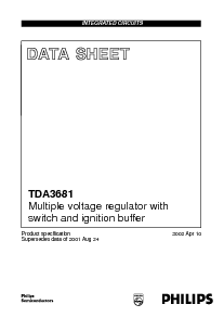 浏览型号TDA3681J的Datasheet PDF文件第1页